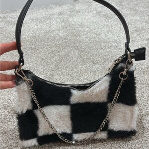Cute, Y2K Inspired Madden NYC Black & White Women’s Bag/Purse, Great Condition!